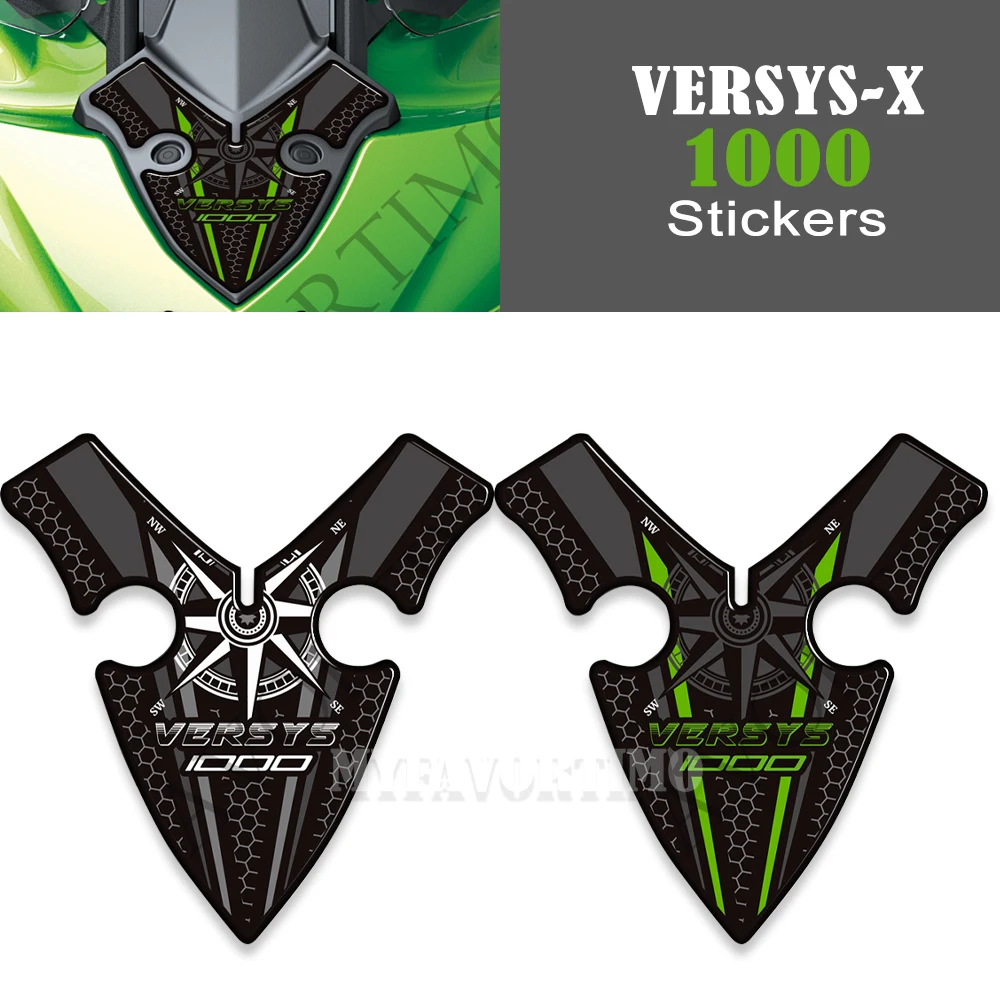 

For Kawasaki VERSYS 300-X 400 650 1000 VERSYS-X 250 Trunk Luggage Cases Tank Pad Gas Fuel Oil Kit Knee Stickers Protector Decals