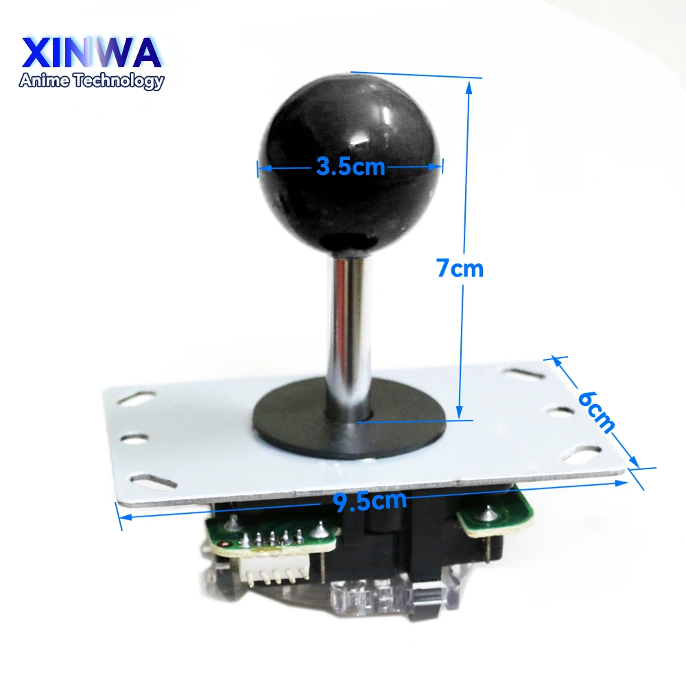 Sanwa 조이스틱 복사 사각형 제한 명령, 코인 작동 아케이드 게임 자판기 네오 지오 부품, 5 핀 4/ 8 웨이 스틱