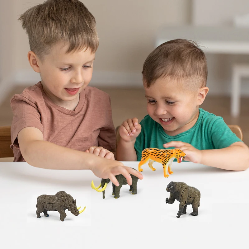 4d puzzle montado modelo de réptil marinho deformado ovo polvo