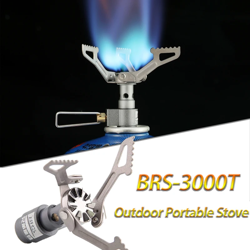 PortableBRS3000TTitaniumMetalGasStove25gLightweightMini