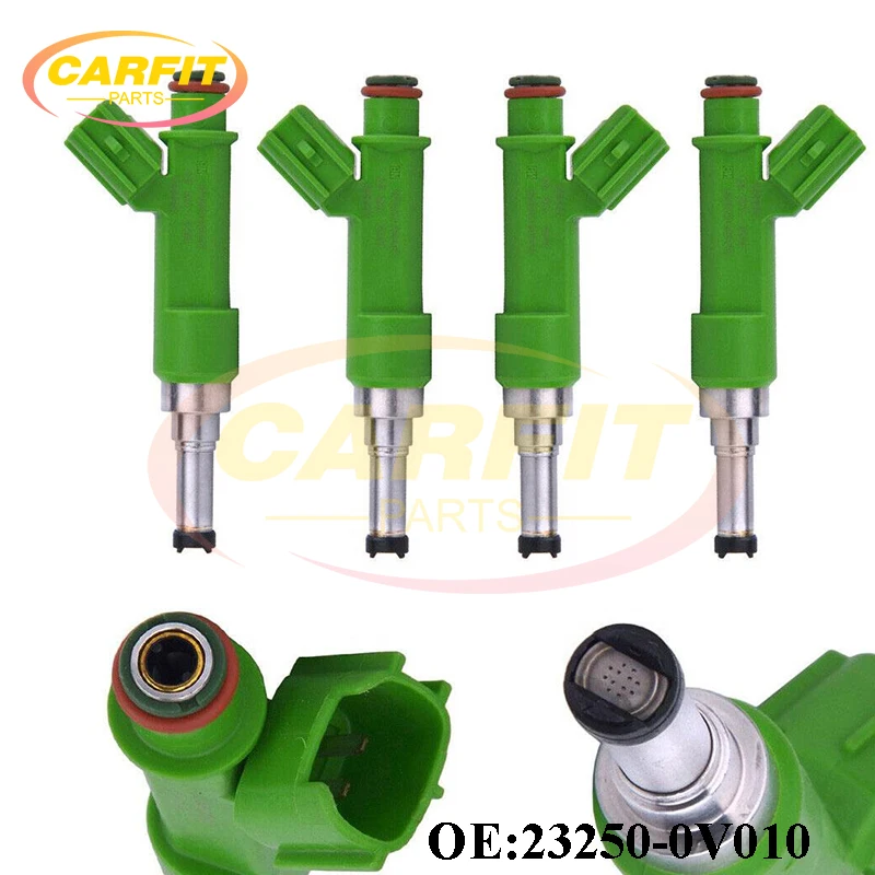

Топливные инжекторы для Toyota Highlander Camry Venza Scion Lexus, 4 шт., OEM 23250-0V010 23209-39175 23250-36010 23250-05010, автозапчасти