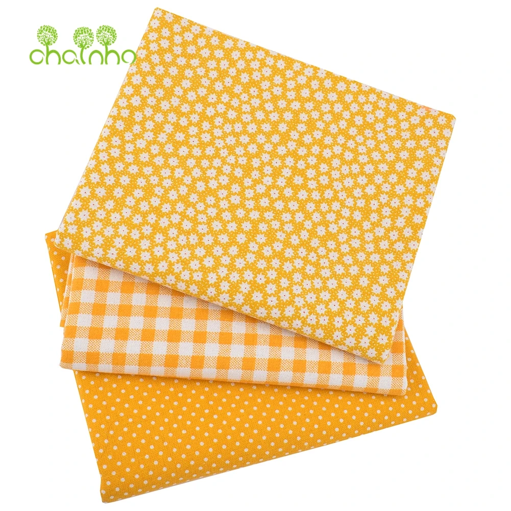 Chainho,Printed Cotton Linen Fabric,DIY Quilting Sewing Material,Cloth For Table,Sofa,Curtain,Bag,Cushion,Furniture Cover,15CLB5