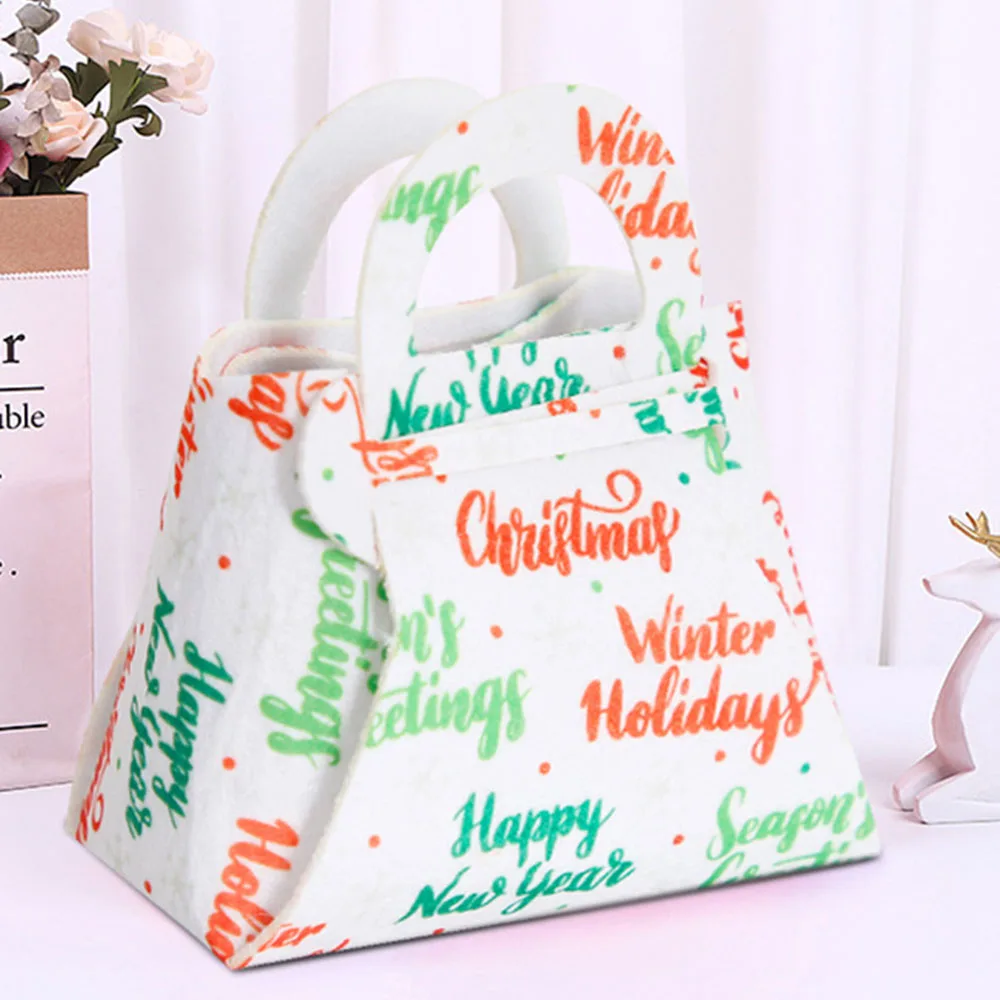 

Festival Theme Candies Bag Splicing Design Festival Sugars Pouch For Children