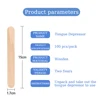100/50/5pcs Disposable Tattoo Wooden Tongue Depressor Individually Paper Packing for Tattoo Waxing Stick Tattoo Accessories 2
