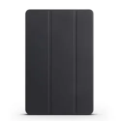 Premium Leather Trifold Magnetic Stand Smart Case for Mini 7 2024 (Black)