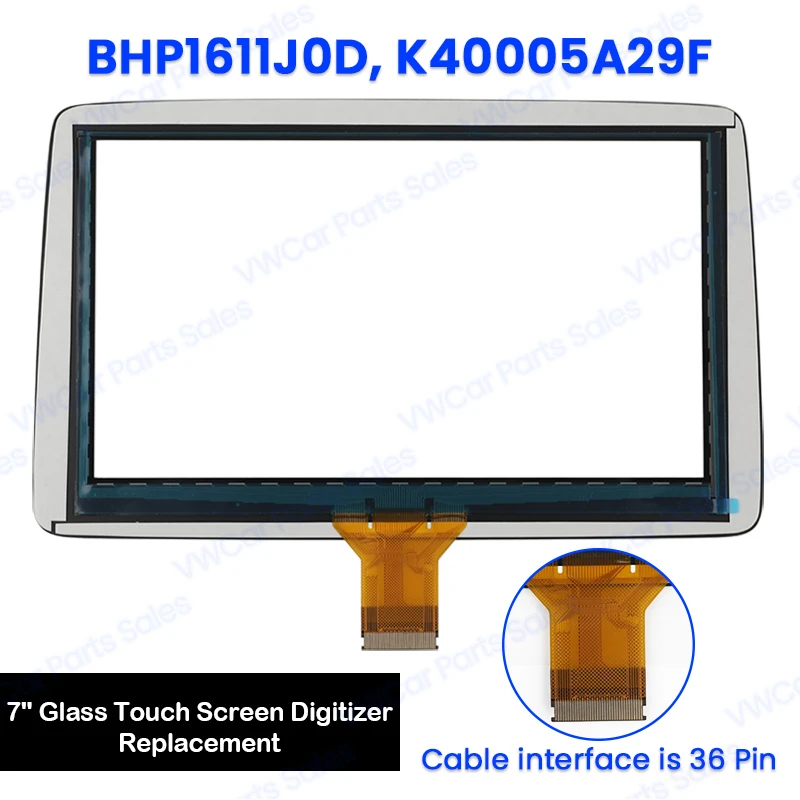Car Radio 7 inch Touch panel Digitizer For 2014- Mazda 2 3 Axela CX-3 MX-5 TM070RDZ38 Radio Capacitive BHP1611J0D HCY-CTP7088-A0