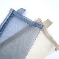 1/3/5pcs Transparent Mesh Pencil Case Simple Desk Organizer for Office & School Supplies Visible Exam Special Pencil Bag 6