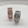 Stainless Steel Gear Wheel Style Ring CZ Zircon Rotating Relieve Stress Artifact Circle For Men Women Unisex-Adult Ring Jewelry 2