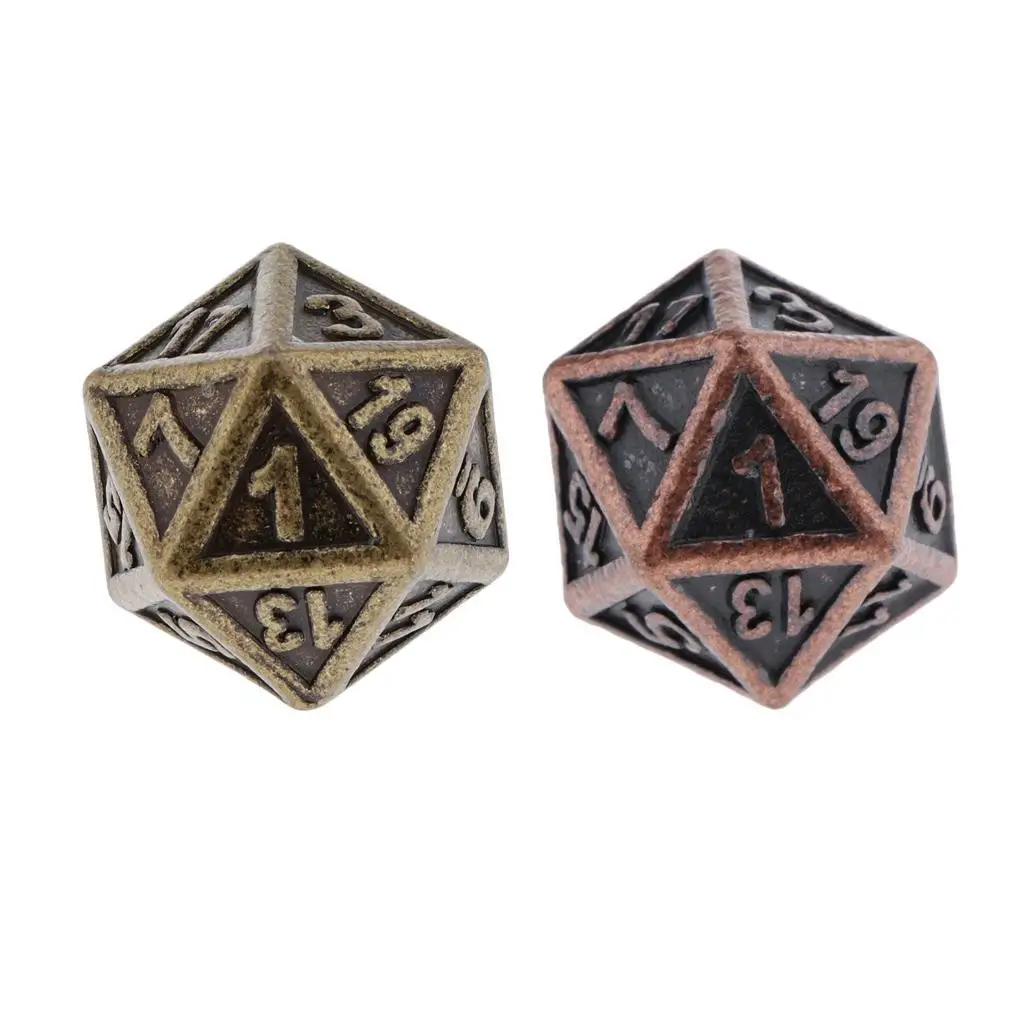 

Многогранные металлические игральные кости для Дракона