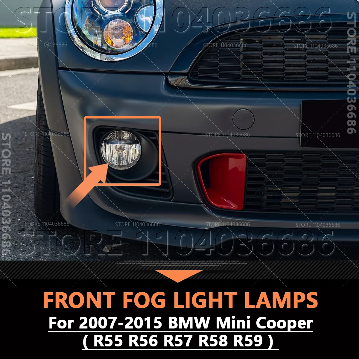 Vervangend Spiegelglas Voor Mini Voor 1-Cooper 2007-2011 Voor Countryman 2011-2016 R55 R56 R57 R58 R59 R60 R61 Auto Side Wing Verwarmde Lens Zijspiegel Glas Achteruitkijkspiegel (Maat : B-R mirror