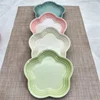 5.5'' Cat Feeding Flower Shaped Ceramic Disc Extra Wide Raised Cats Food Bowl  Anti-vomiting Cat Feeder Pet Delicate Tableware 4