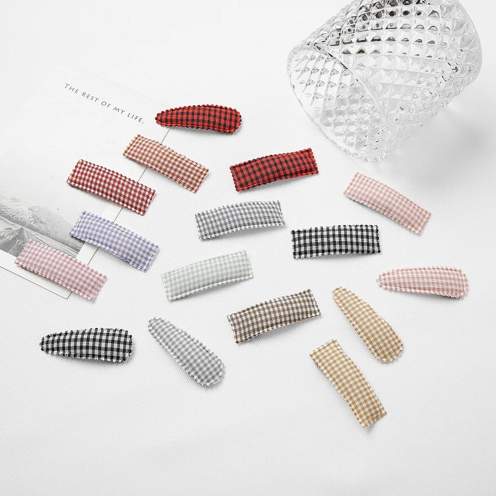 

Printed Barrettes BebeGirl Hair Clips Cute Hairpins For Baby Hair Kid Headwear Kawaii Hair Accessories Bb Lattice Clips