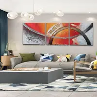 Mintura,3 Pcs/Set,Large Handpainted Abstract Oil Painting on Canvas,Moder Home Decoration,Wall Art Picture For Living Room Decor 4