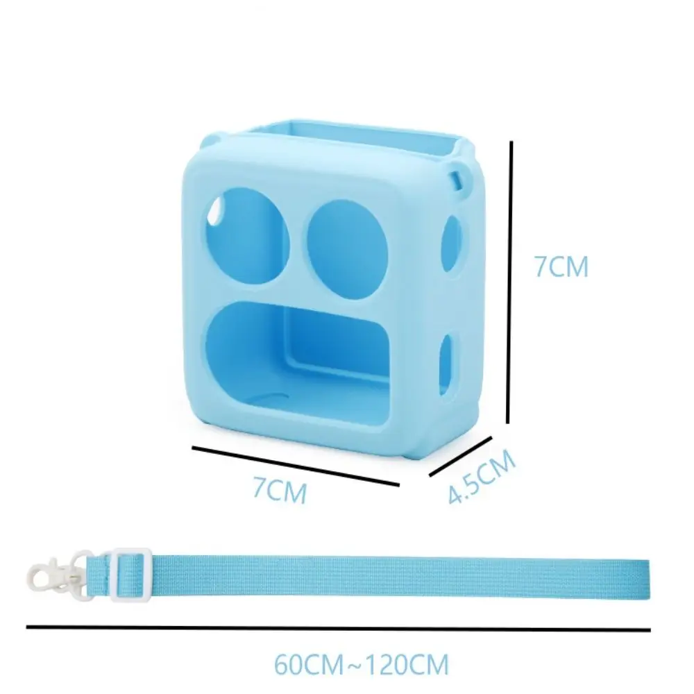 Durable Silicone Anti-Drop Protective Case with Shoulder Strap & Waterproof Organizer Bag