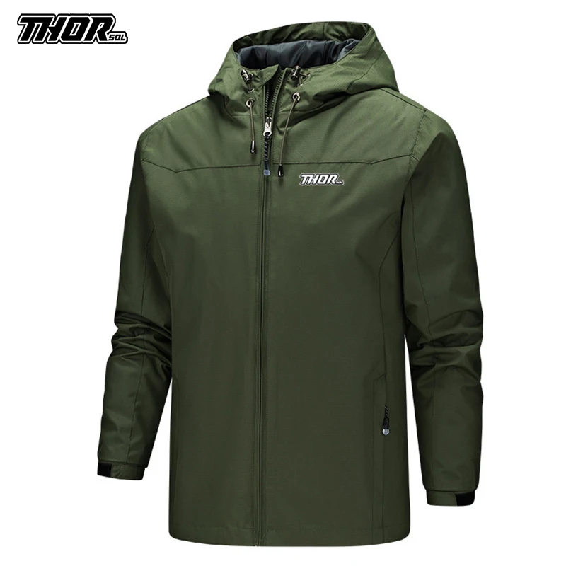 THORSOL Road Bicycle Windproof Coat Mountain bike Sportswear Motocross Windbreaker Cycling MTB Jacket Chaqueta Bicicleta Hombre