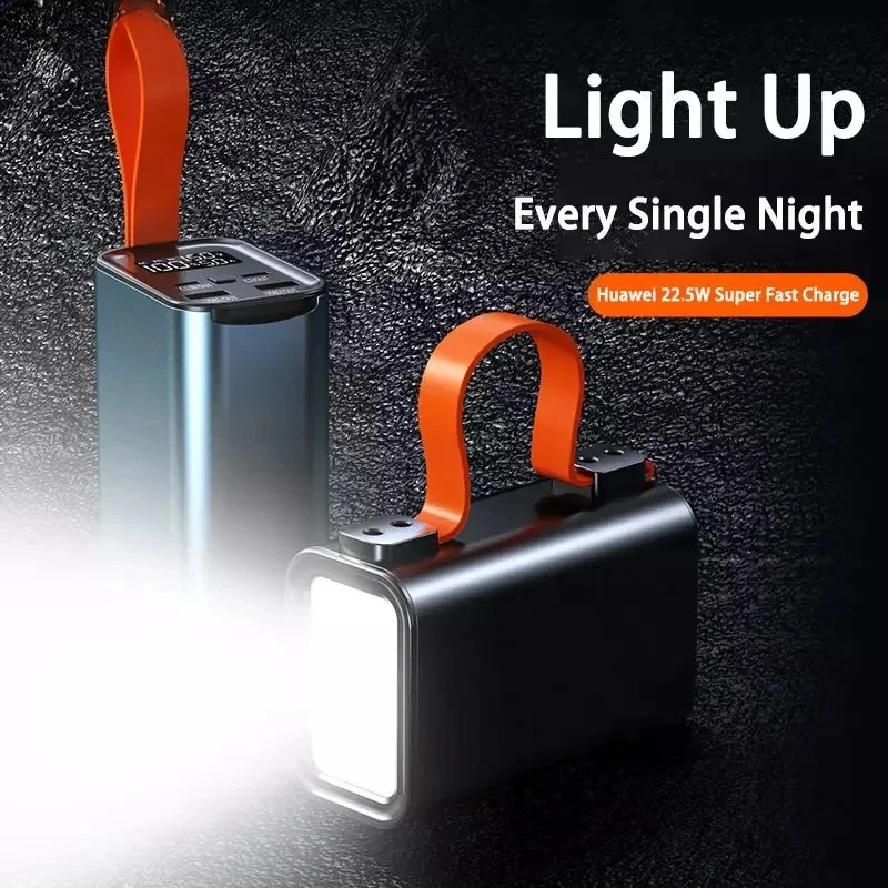 30000mAh Large Capacity Power Bank Portable USB C 100W Fast Charging Mobile External Battery For iPhone 16 Xiaomi Samsung Laptop 3