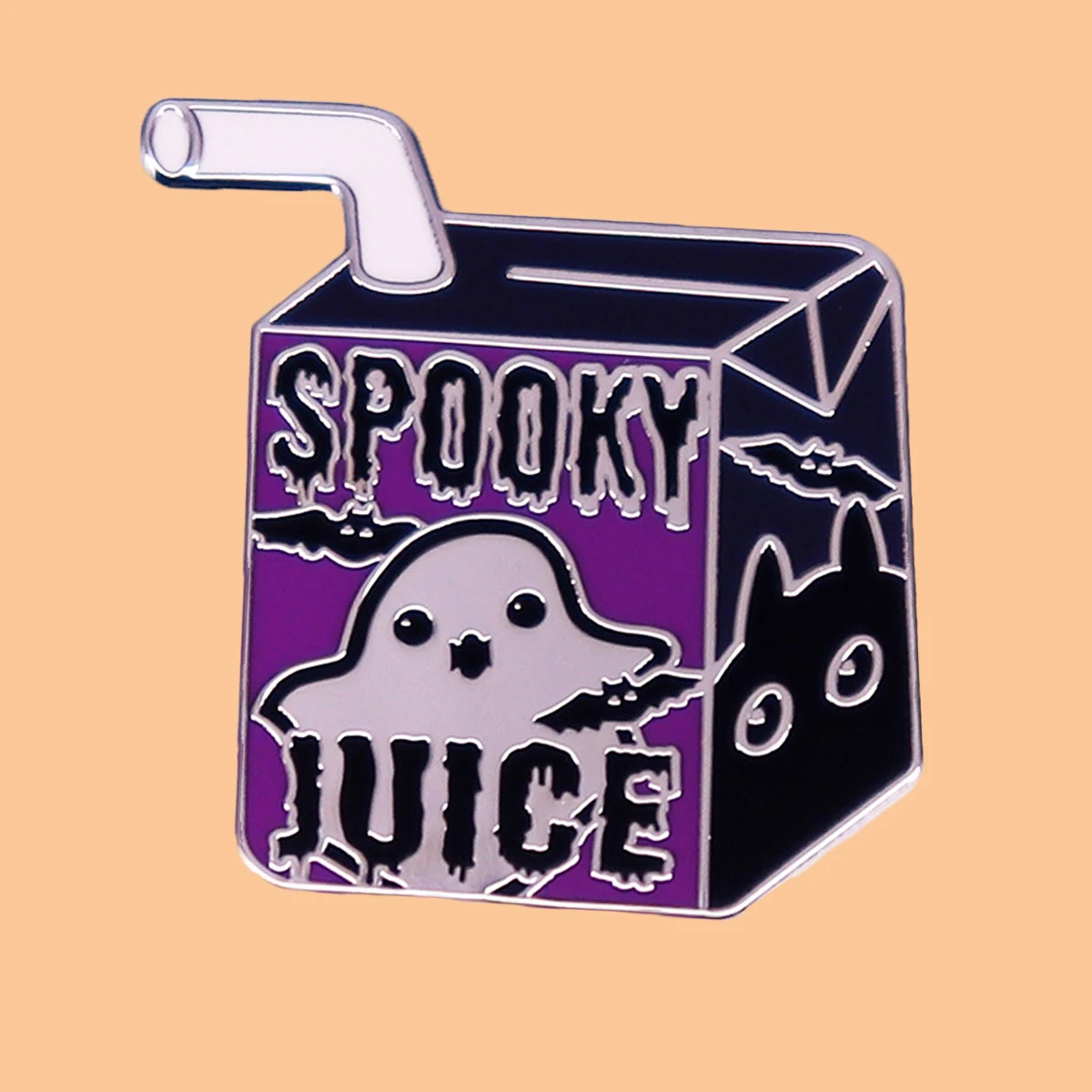 

Halloween Ghost Enamel Pins Custom Coffee Tea Spooky Juice Brooches Lapel Badges Halloween Anime Punk Gothic Jewelry For Friends