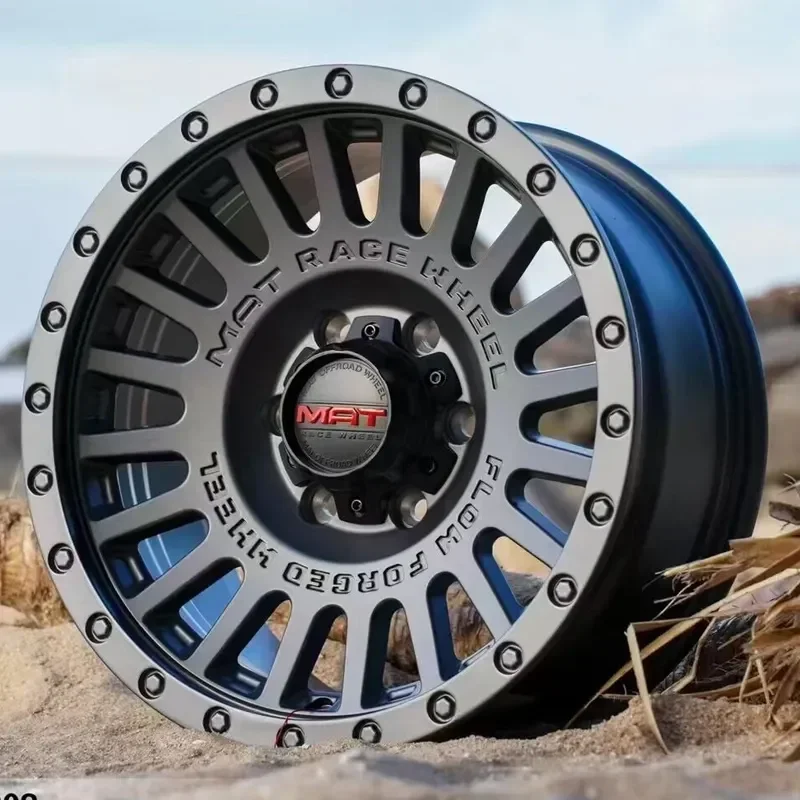 New Design flow forged 17 18 inch 5*114.3 6*139.7 alloy wheel rim 4X4 off road hard aluminum for Pickup$SUV