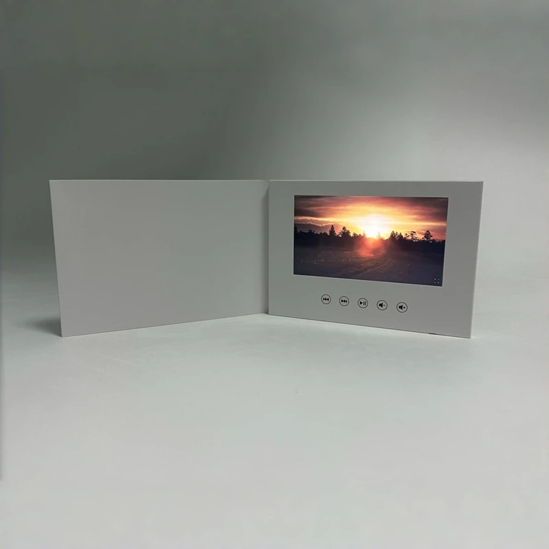 Digital Greeting Card Video Book Card 4GB Lcd Invitation Gift Music Greeting Card Upload Videos Wedding Invite Digital Frame