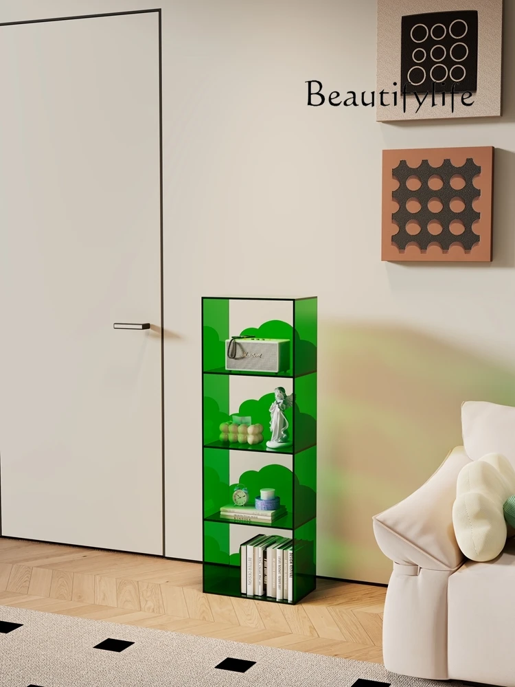 

Small Apartment Modern Minimalist Creative Acrylic Shelf