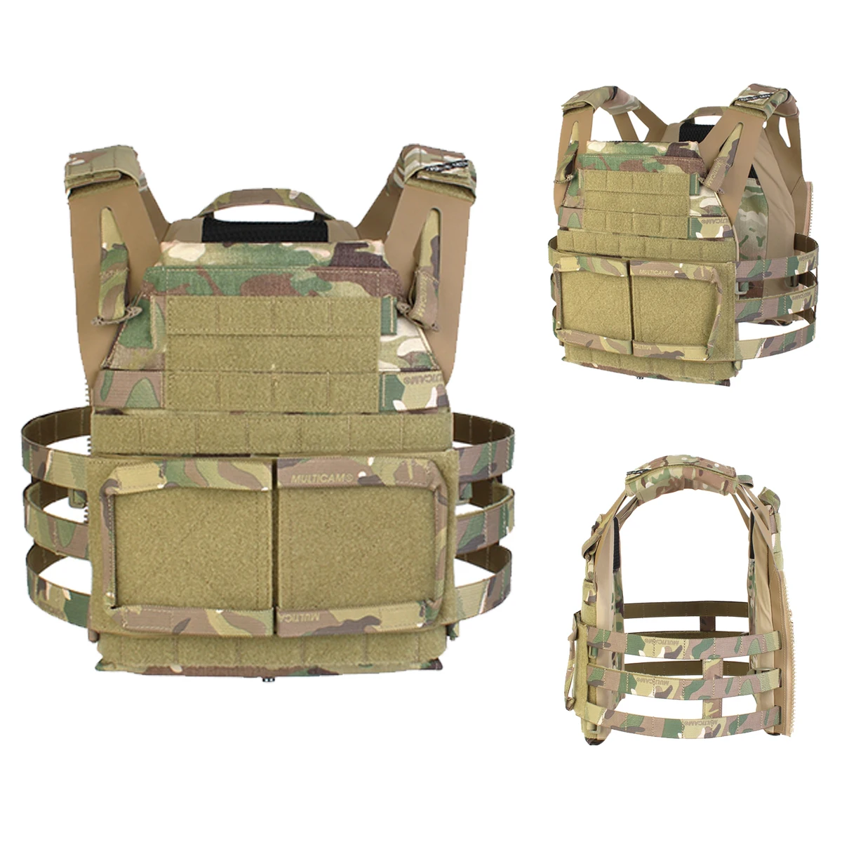 Paintball Airsoft Vest, JPC2.0 SWIMMER CUT Lightweight Tactical Vest CP Model JPC Swimming Cut Tactical Hunting Vest