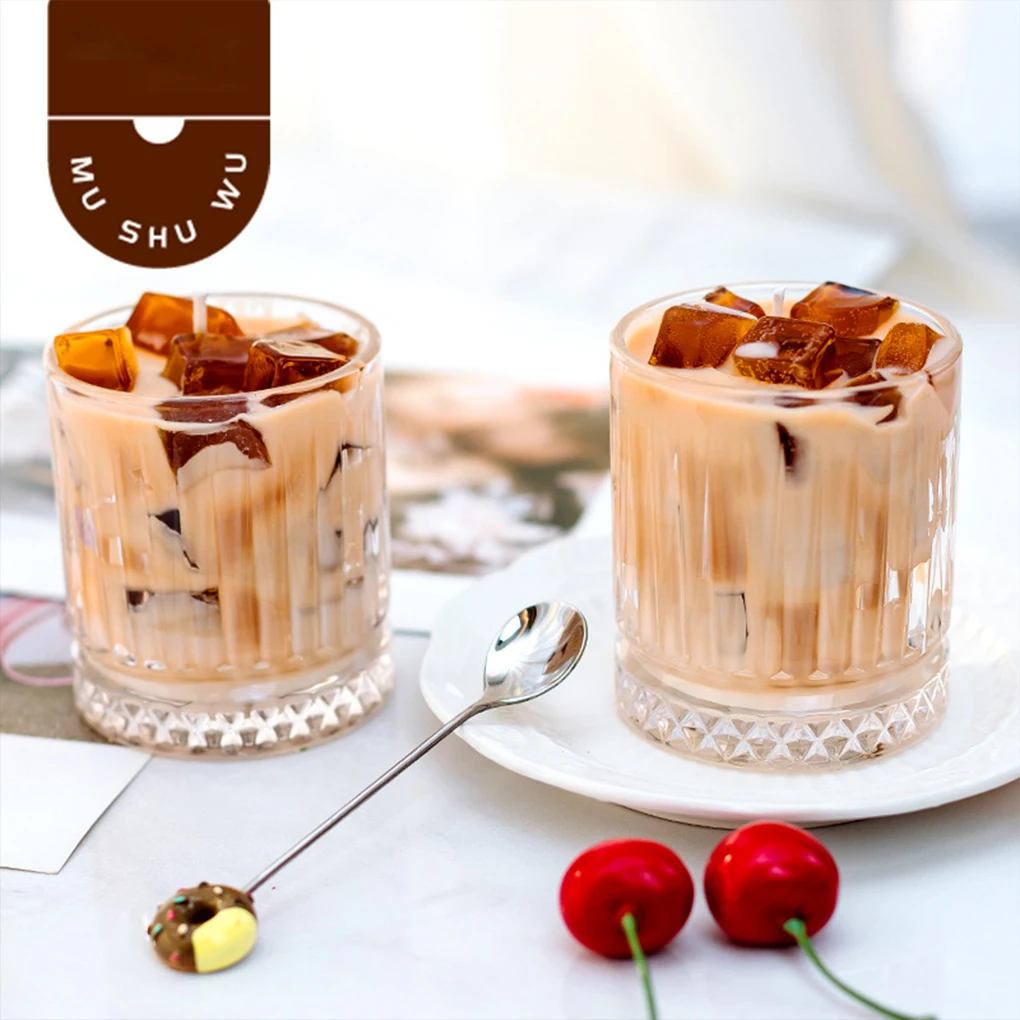 Glass Unique Scented Candle With Natural Wax For Home Decor Unique And Relaxing Soothing Atmosphere Coffee Martini Candle Gift