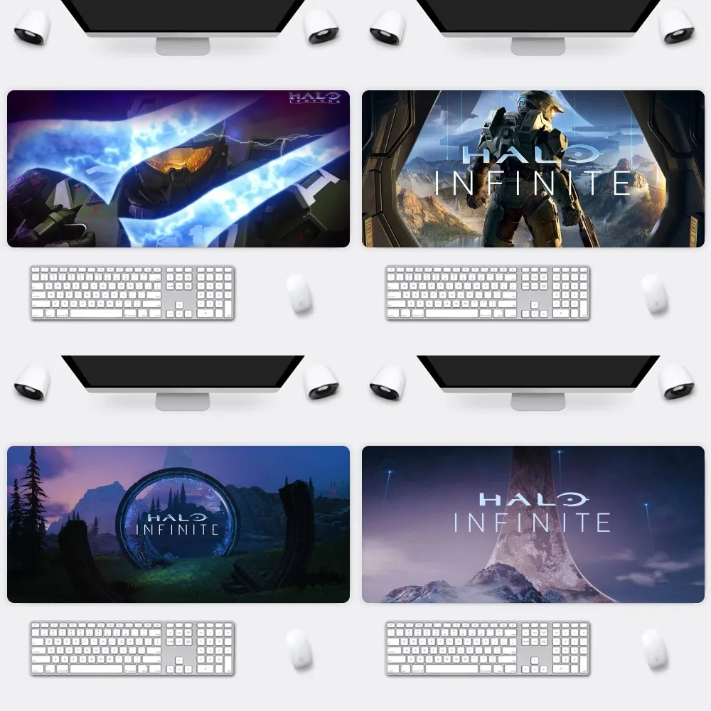 Gioco H-Halo Cool I-Infinite Mousepad Office Large Small Mouse Pc Computer Game Keyboard Tappetino Antiscivolo In Gomma Grande