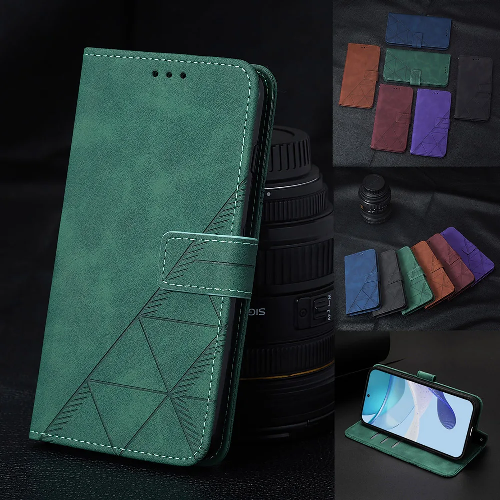 Leather Flip Card Holder Wallet Phone Case