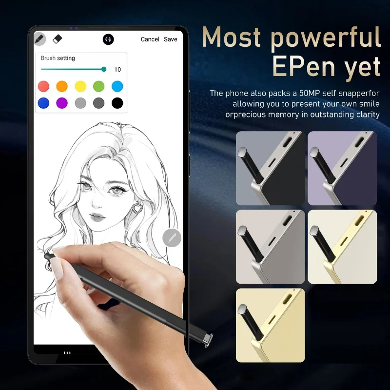 Global Vision S24 Ultra Smartphone 5G Android 5800mAH 8GB RAM 512G ROM 6.8Inch 1920x1080HD 24+48MP MTK10 4G Network Mobile Phone view 6