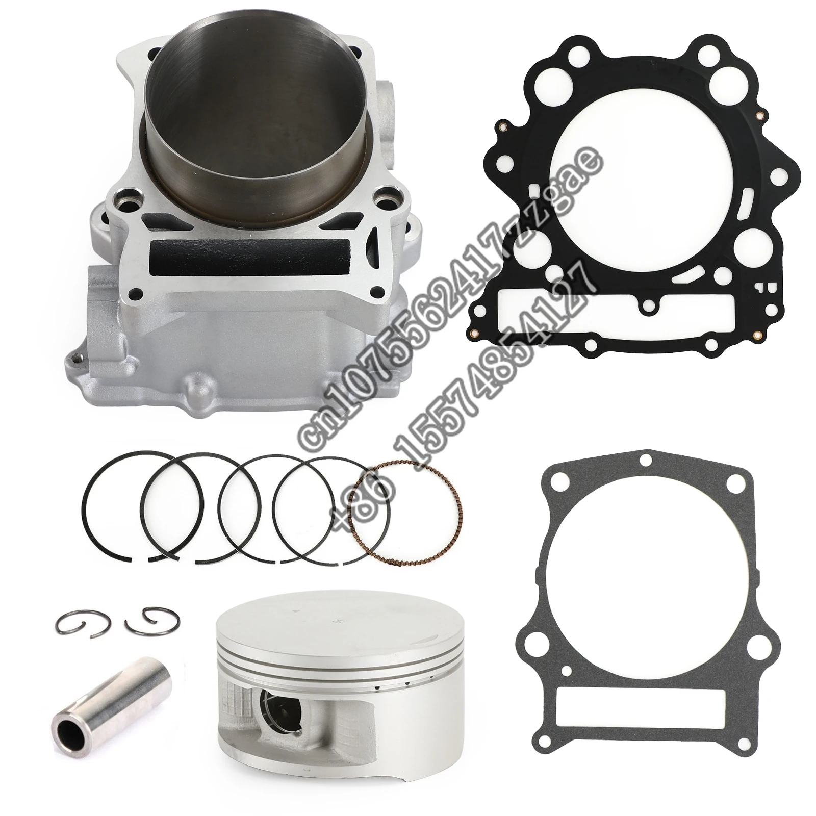 

102mm Cylinder Jug Piston Top End Big Bore Kit For YFM660 Raptor Grizzly Rhino 660 2001 2002 03 04 05 06 072008