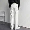 Men's Luxury Draped Baggy Suit Pants Casual Button-down Solid Color Straight Premium Elegant Dress Pants 2024 New 6