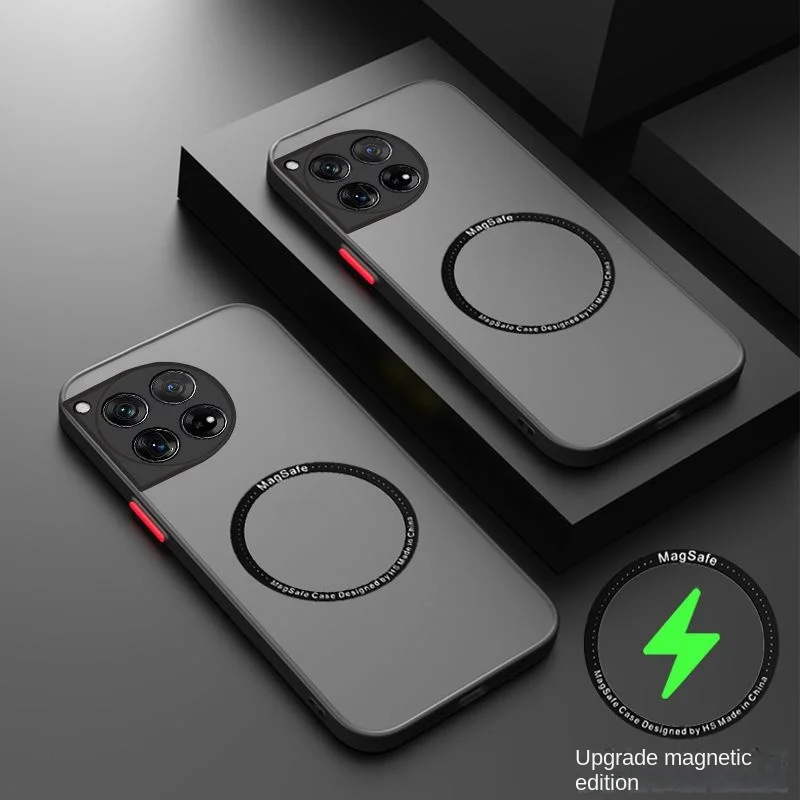 USTIYA Magnética Funda Para OnePlus 13 Case Matte Acrílico Uso Rudo - Foto 2