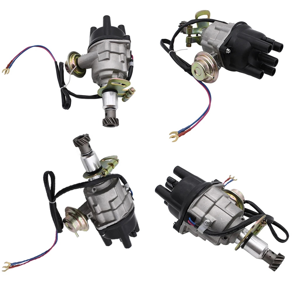 Electronic Ignition Distributor Electrical Electronic Distributor Compatible with Nissan Sunny B110 B210 Pickup A12 A14 A15