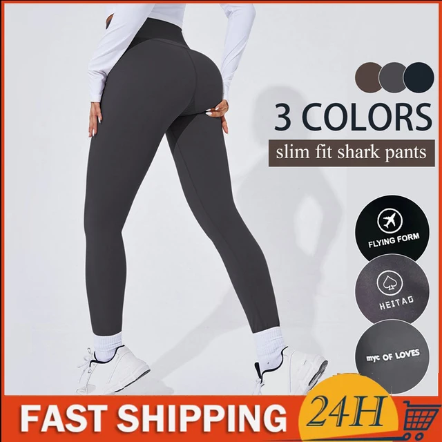 Fashion Simulated Dynamic Shark Skin Slender Leggings Women Spring Summer  Pencil Pants Legs Body Shaping Booty Lifting Leggings - AliExpress