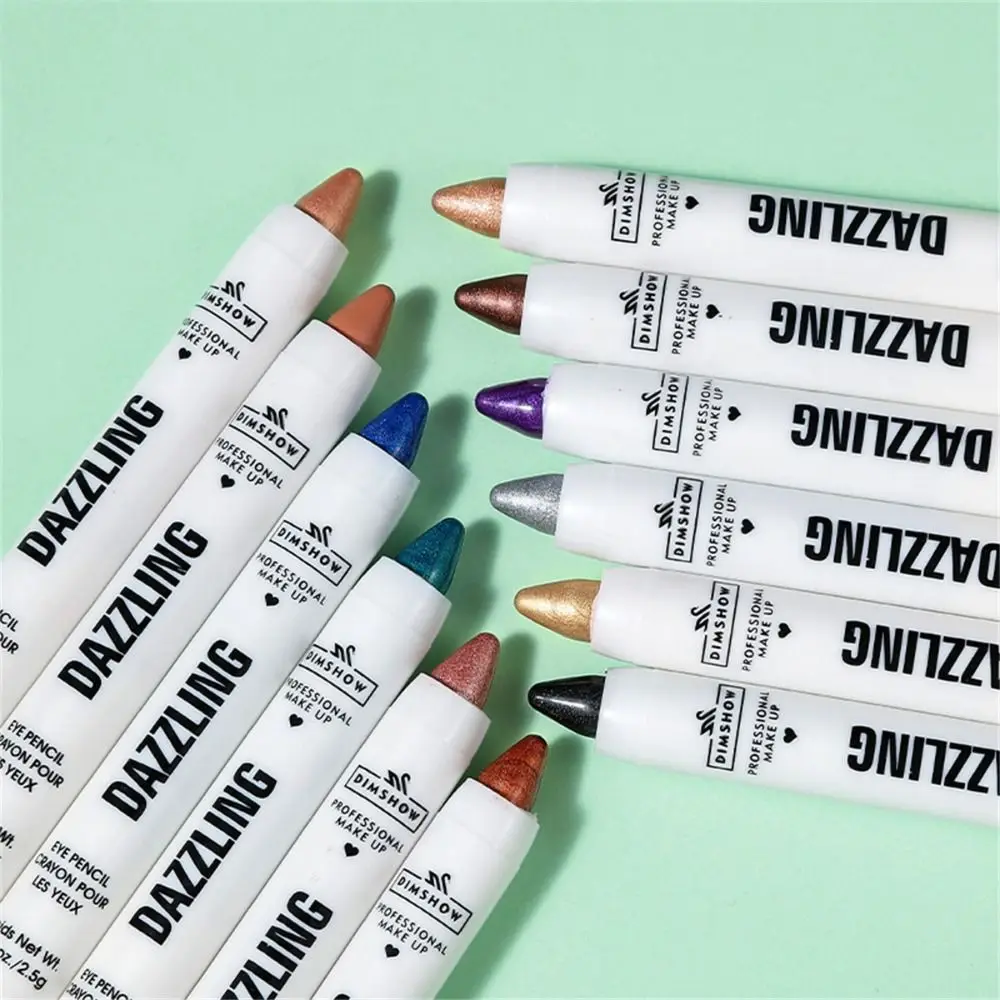 Multicolor Eyeshadow Stick Eye Make Up Brighten Long Lasting Eye Shadow Eyeliner Pen Waterproof Glitter Eyeshadow Pencil Women