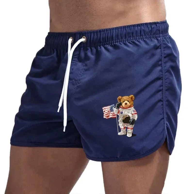 2024 new men's swimming shorts sexy men's beach surfboard summer shorts breathable fast drying sports fashion brand beach shorts 6