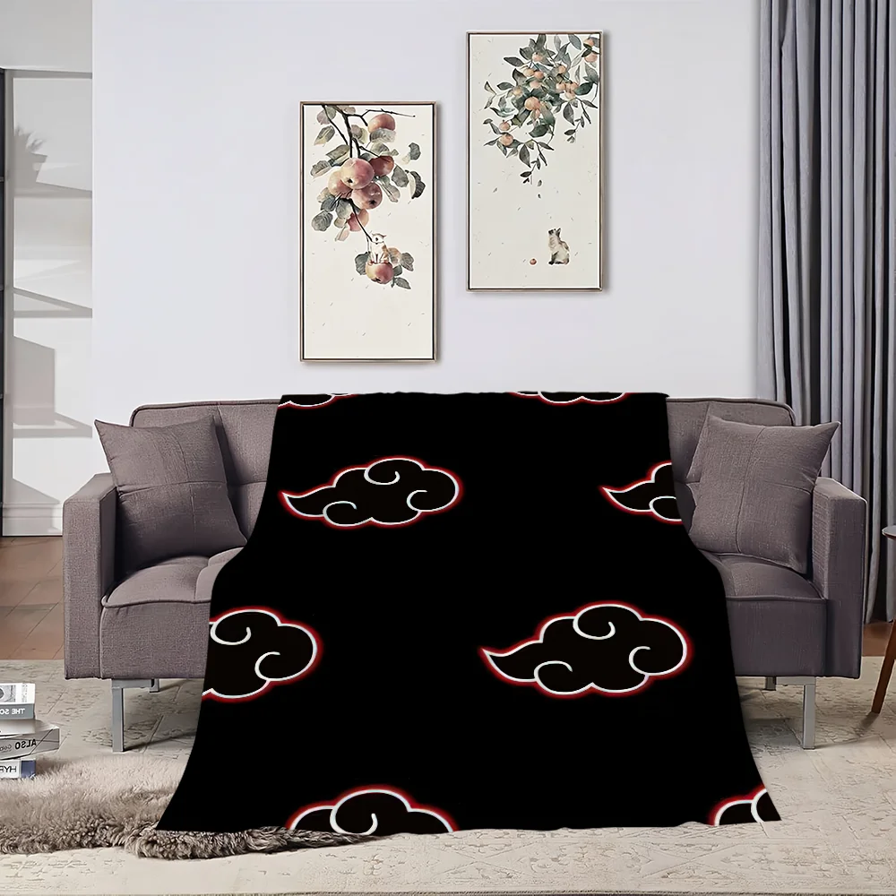 Sasukes N-Narutos Akatsukis Blanket Comfortable skin friendly living room bed bedroom blanket suitable for travel and gifts 3