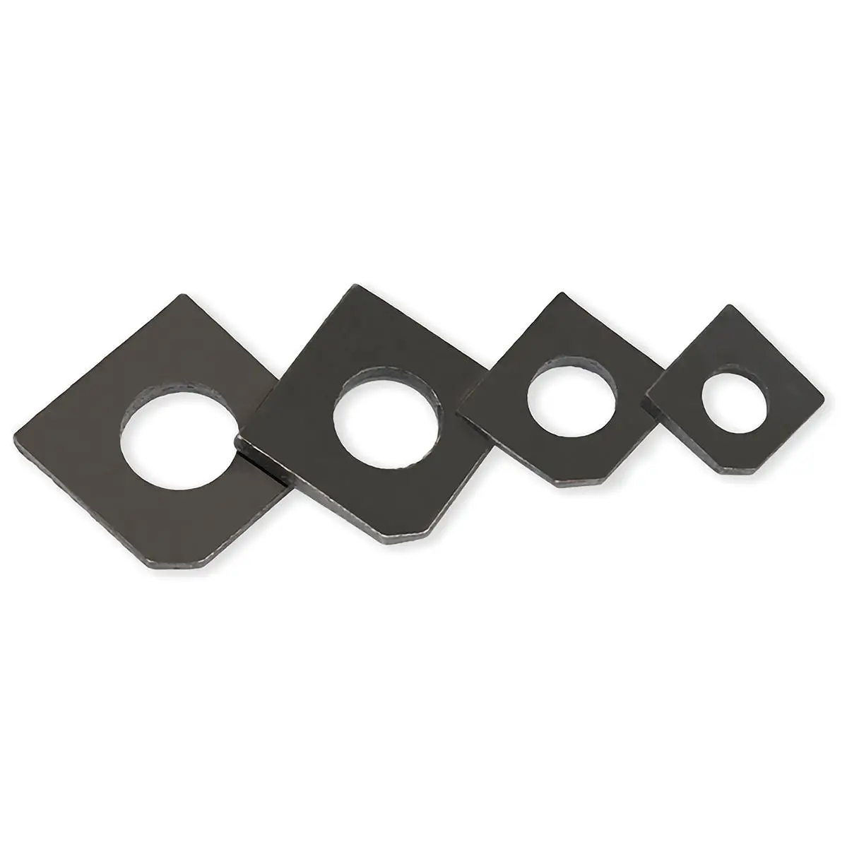 

M18-M27 Manganese Steel Square Bevel Washers Square Inclined Gasket For Slot Section
