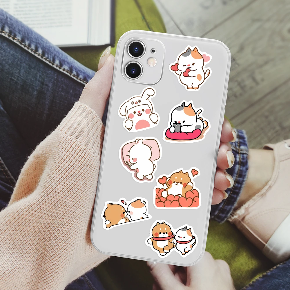 10/25/50PCS Kawaii Cartoon Anime Tonton Friends Stickers Waterproof Scrapbooking Material Notebooks Laptop Luggage Guitar Toy