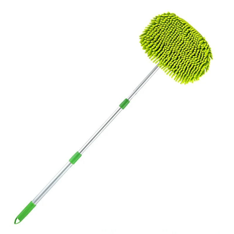 

Blue Car Cleaning Brush Detailing Super Absorbent Car Wash Brush Telescoping Long Handle Cleaning Mop Auto Accessories