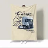 S-SCANIA Large Throw Blanket Sofa Bed Cover Luxury Beach Towel King Size Designer Knitted Plaid Home Decor 5