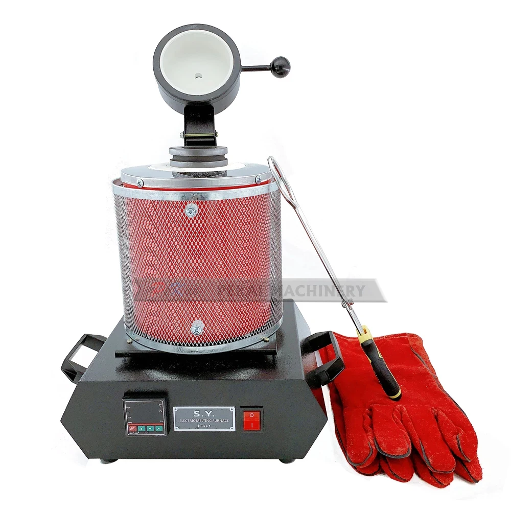 Electric Jewelry Melting Furnace CE Electric Jewelry Melting Furnace 1KG/2KG/3KG, Aluminum, Copper, Gold, Lead, Silver, Induction Melting Ovan Furnace