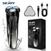Sejoy Electric Shaver For Men  Electric Shavers Razor Shaving Machines With Pop Up Trimmer For Travel Home Rechargeable Trimmer 1