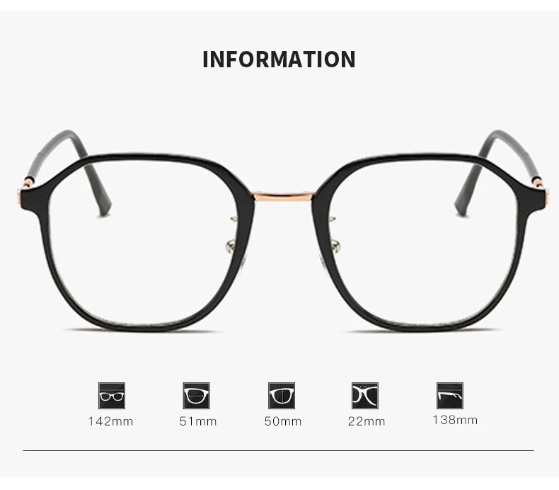 Anti-Blau, lichtempfindliche, farbwechselnde Myopie-Brille, schlanke, wechselnde Brille, Brillengestell für Studentin 6021 – Detail 5