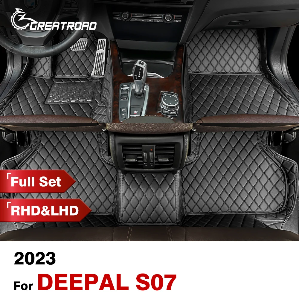 

Custom Car Floor Mats For DEEPAL S07 2023 Automobile Carpet Cover Interior Details Accessories Protective Pad Parts