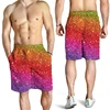 Full Print Sequins glitter Graphic Beach Shorts For Men Women Casual Oversized Board Shorts Summer Quick Dry Short Pants 1