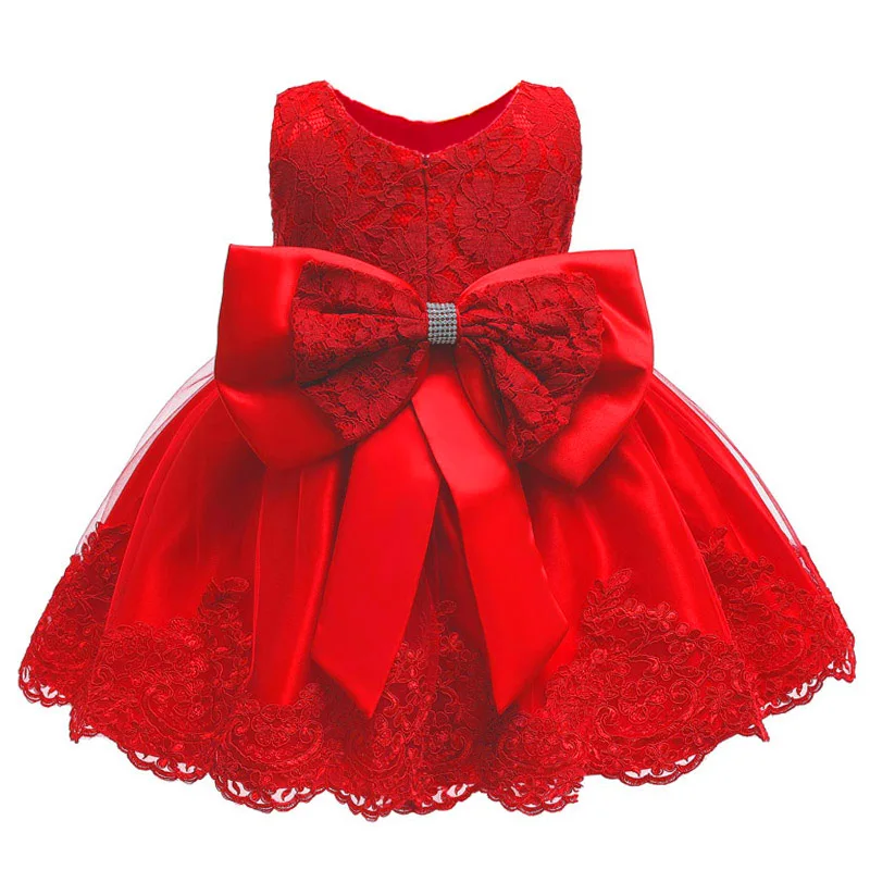 Abito da bambina per neonato, abito da principessa + copricapo per bambino, primo anno, compleanno, matrimonio, battesimo, abito da festa infantile - immagine 5