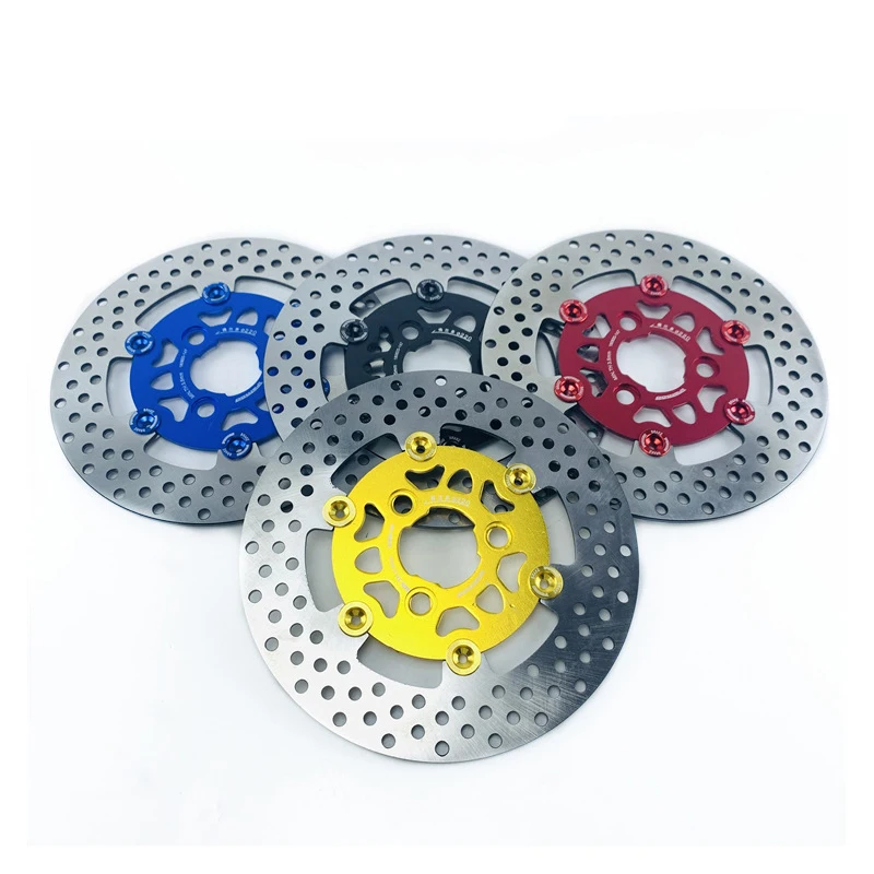 220mmMotorcycleBrakeDiscFloatingDiscRotorCaliperUniversal