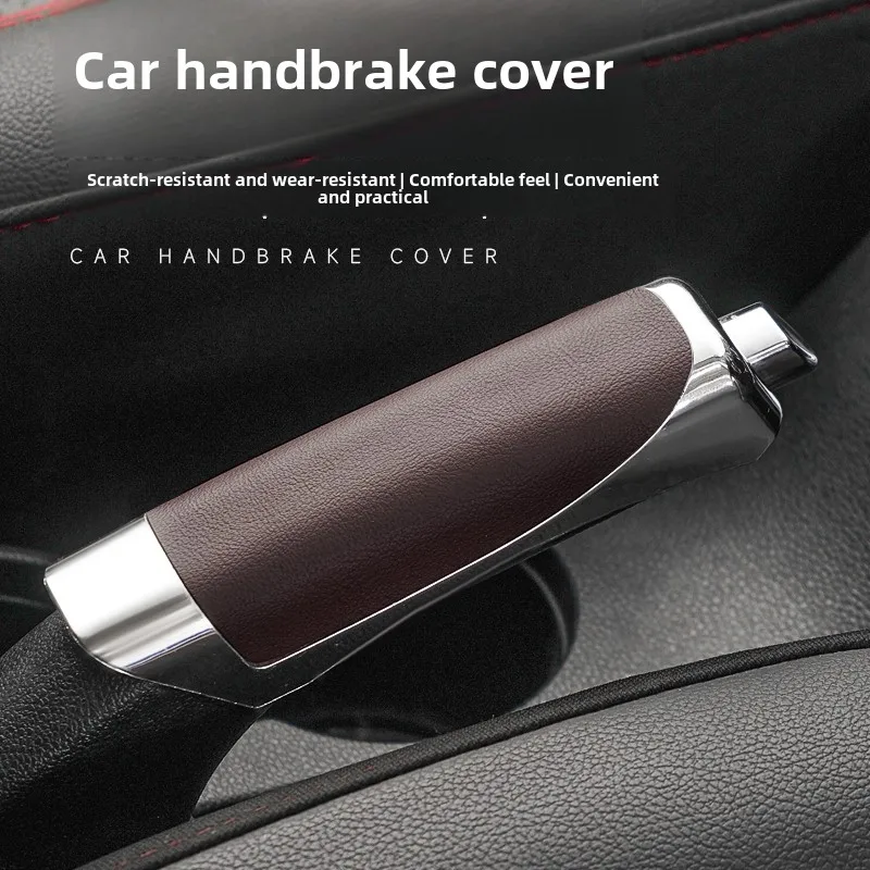Car Accessories Universal Handbrake Grip Car Seat Gap Hand Brake Black/Red/Brown Protector Cover Stylish Decor Interior Products