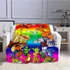 Digimon cartoon Printing blanket Flange Warm blanket picnic blanket Home travel blanket bed linings Birthday Gift 1
